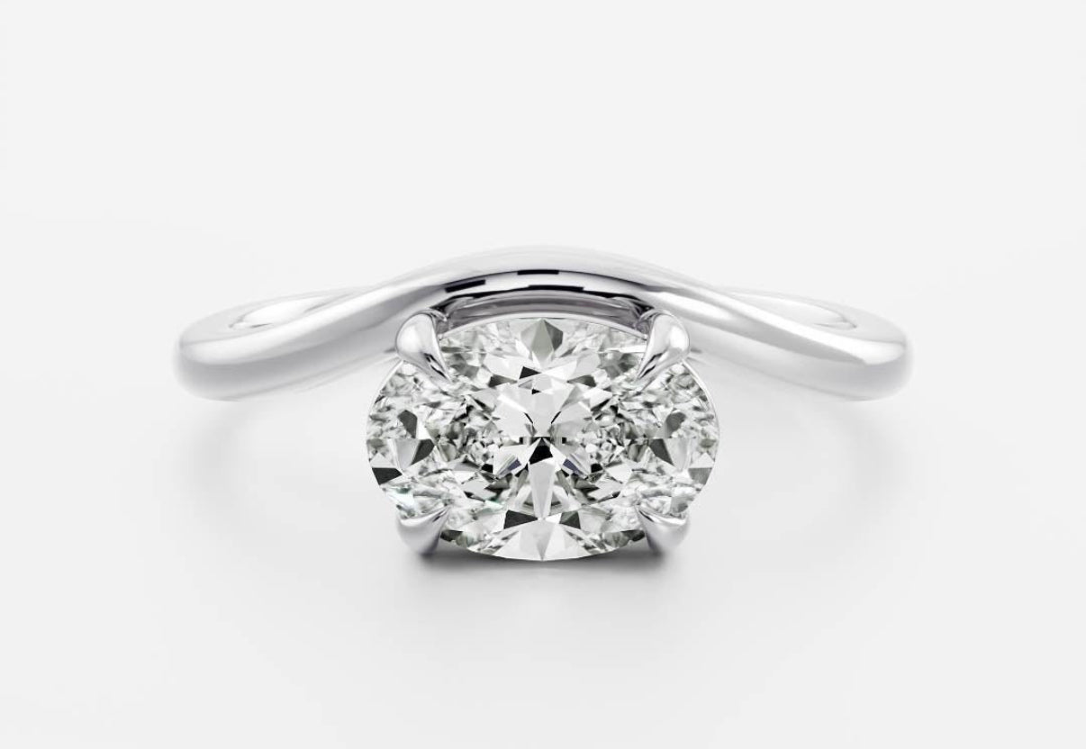 ‘Cleo’ diamond pinky ring