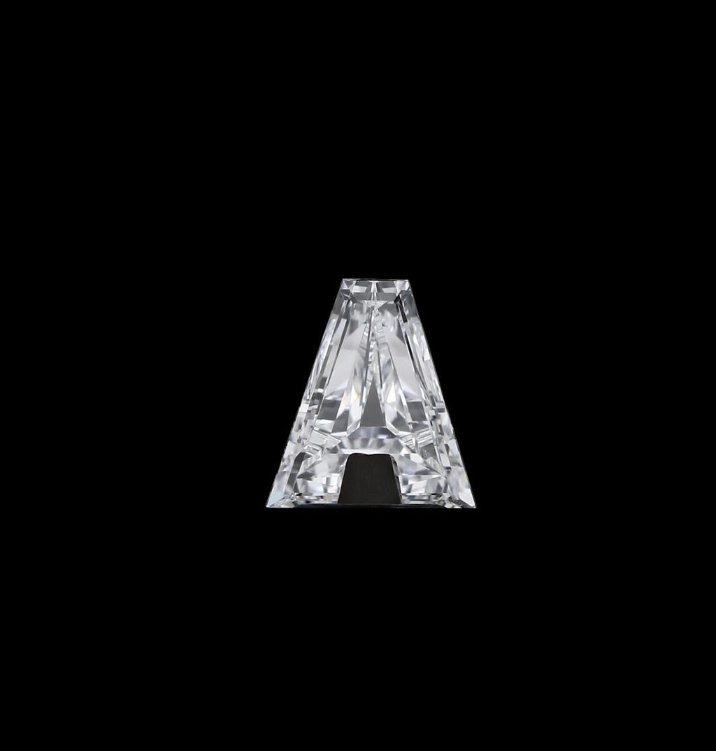 Diamond cutout letter Pendant