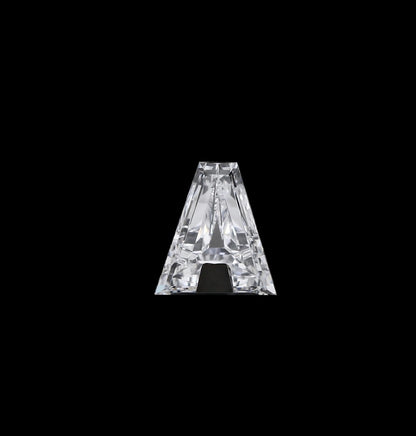 Diamond cutout letter Pendant