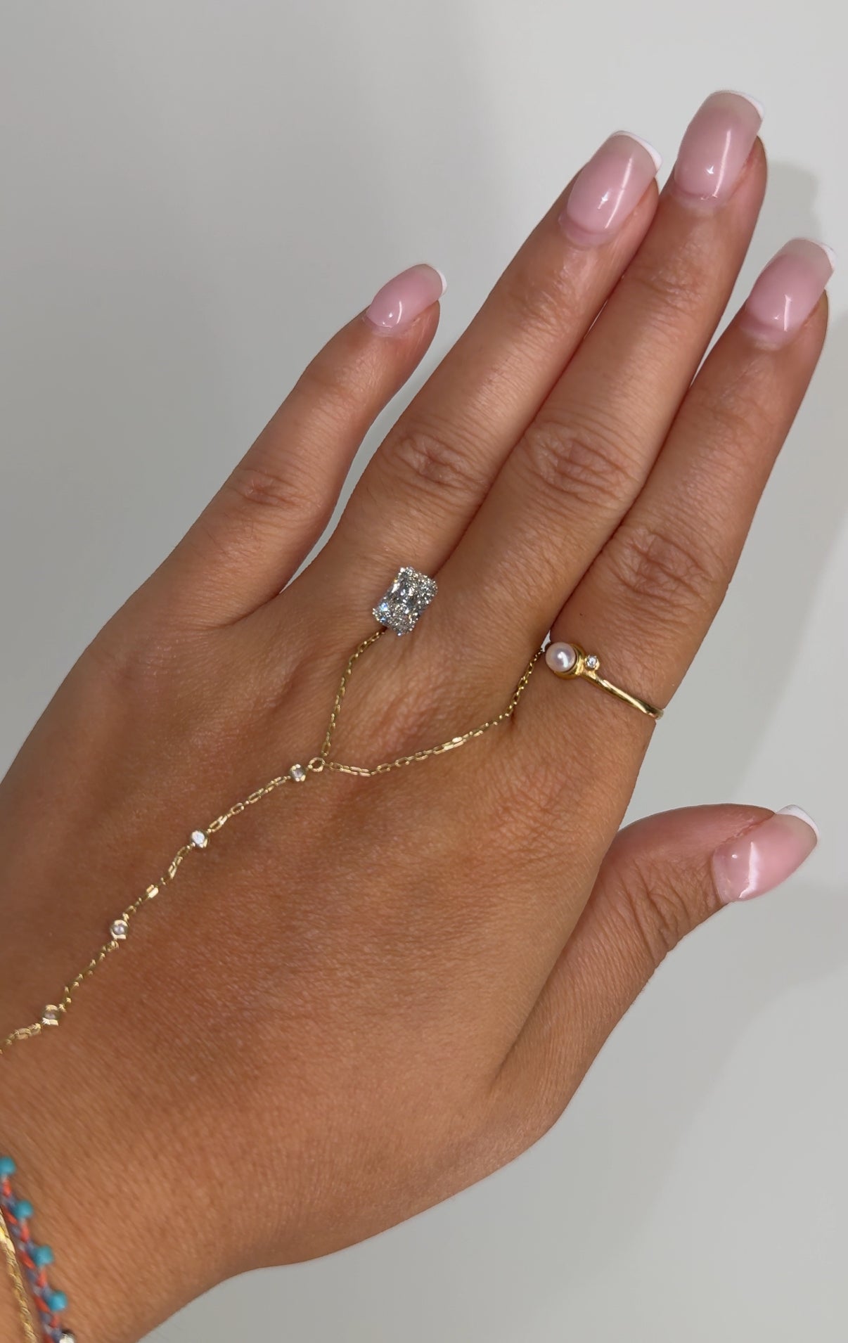 CUSTOM SETTING 1.37 ct radiant G VS1 diamond