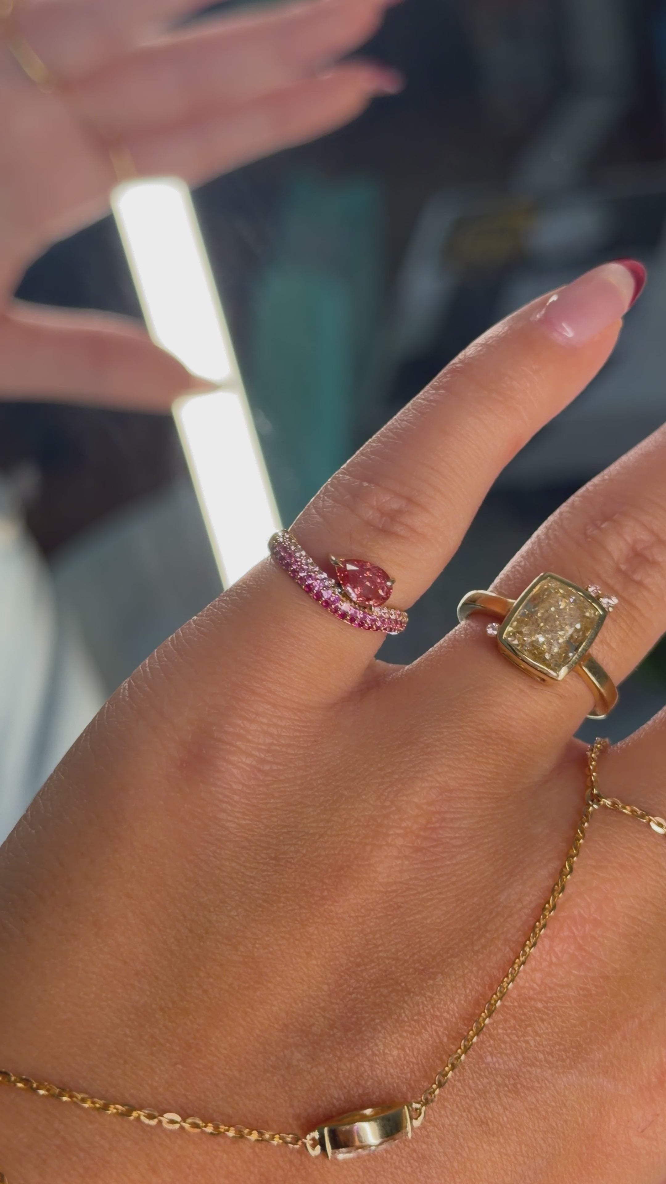 Samia' diamond micro pave pinky ring – Saucy Gems