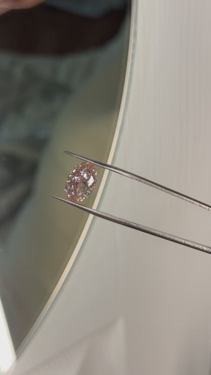 4.03ct oval pink VS1 - IGI Certified