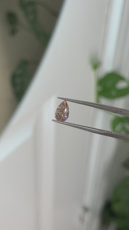2.05ct pink pear VS1 - IGI certified