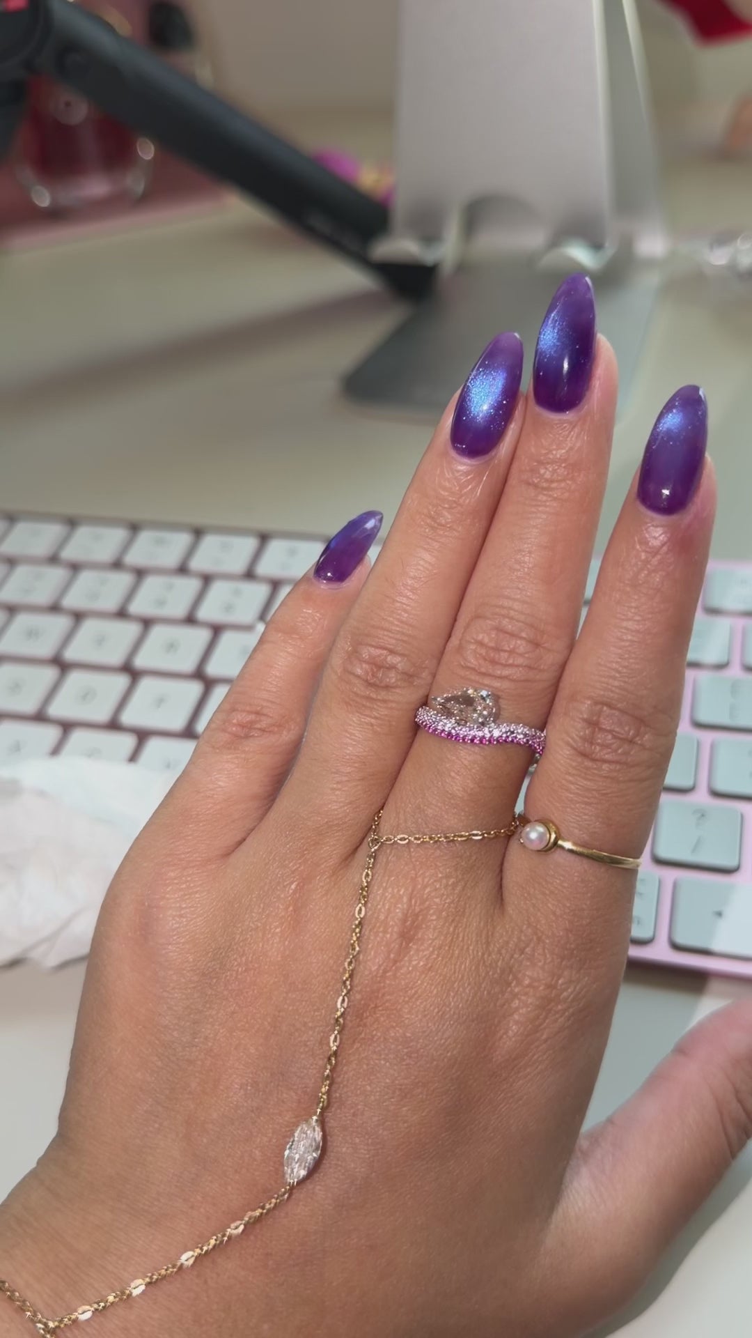 Samia' diamond micro pave pinky ring – Saucy Gems
