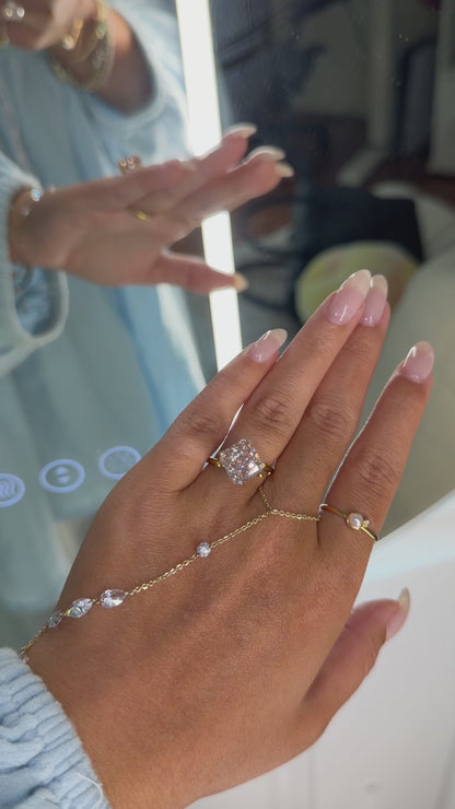 5.04ct pink radiant VS2 - IGI certified
