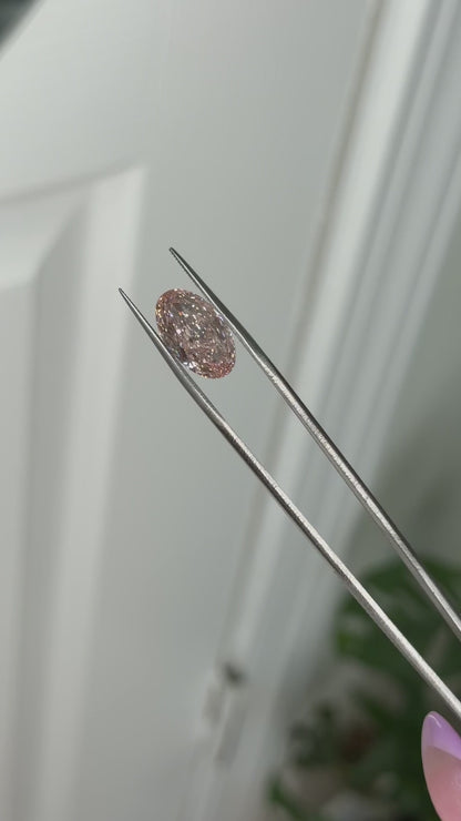 6.03ct oval pink VS1 - IGI Certified