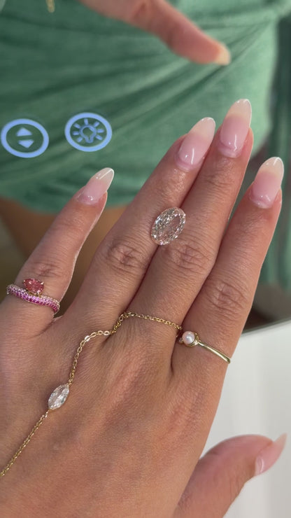 4.03ct oval pink VS1 - IGI Certified