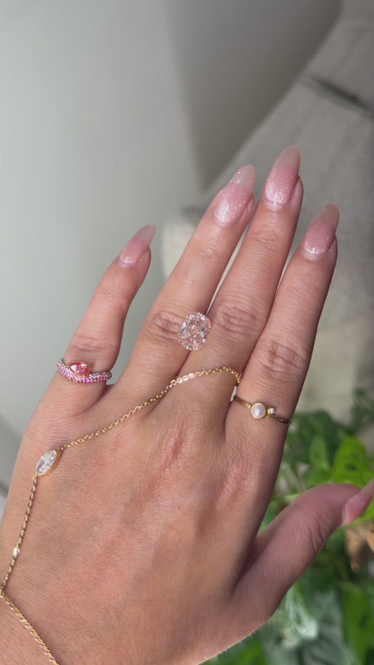 4.03ct cushion pink VVS2