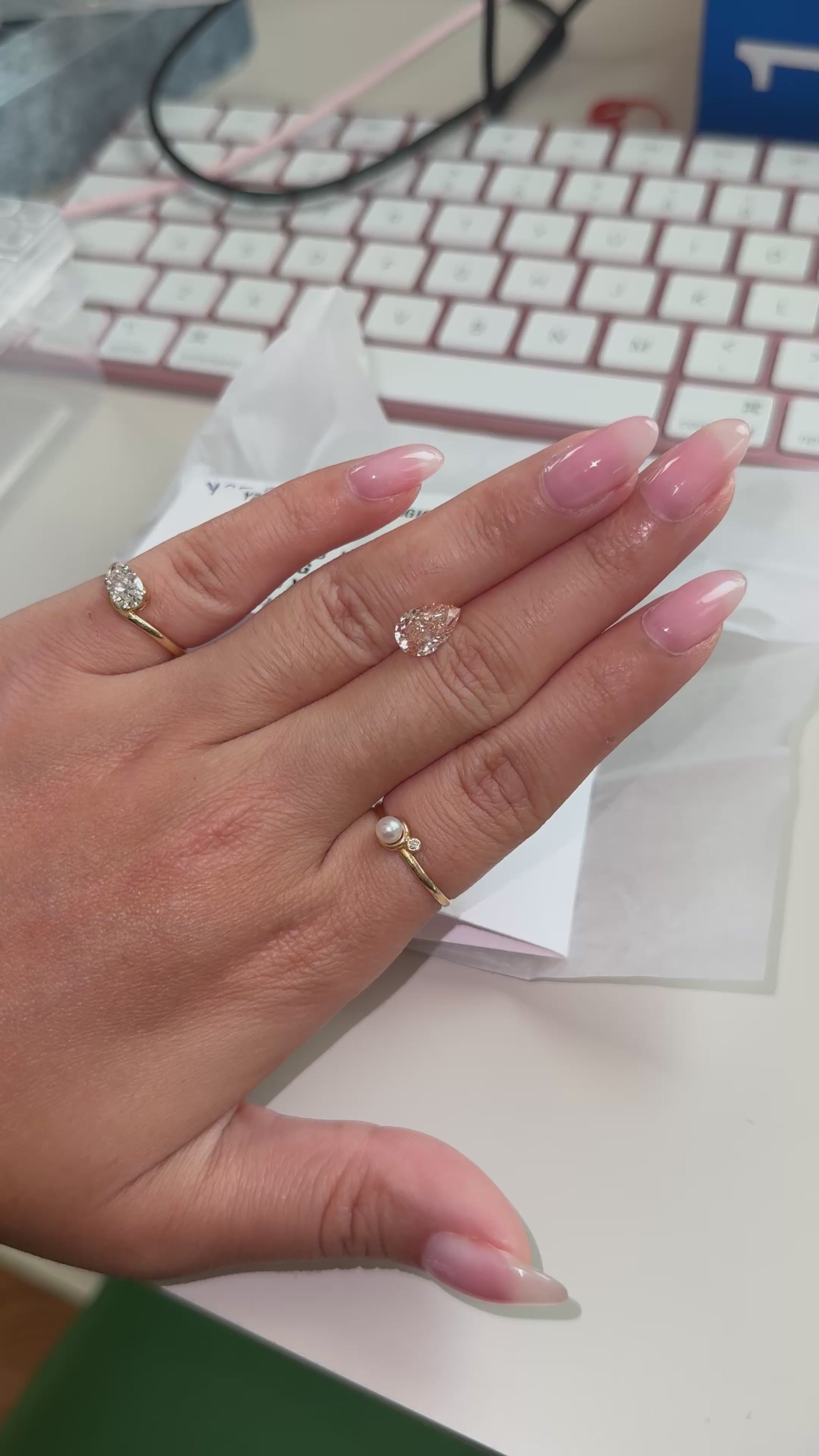1.98ct fancy intense pink VVS2 Igi certified