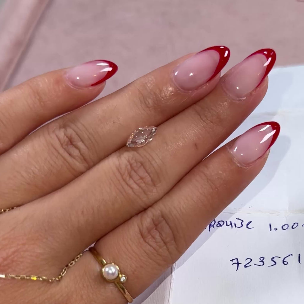 1 ct marquise VS1 - IGI certified
