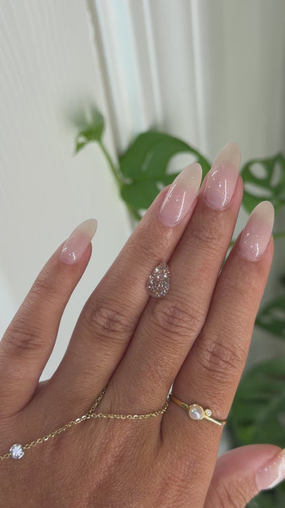 2.05ct pink pear VS1 - IGI certified