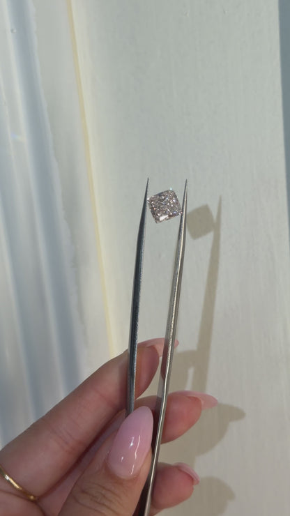 3.04ct cushion light pink VS2 IGI certified