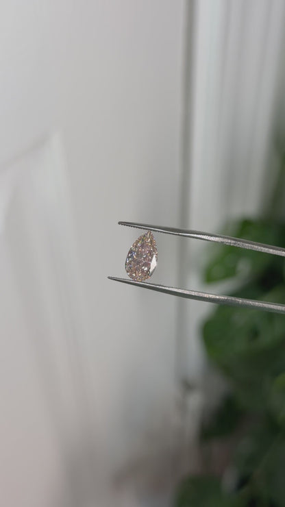 2.09ct pear pink VS1 - IGI Certified