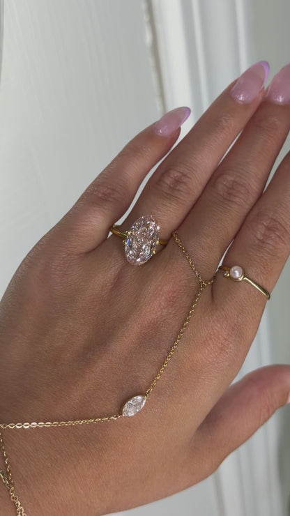 6.03ct oval pink VS1 - IGI Certified