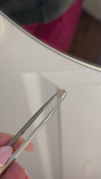 0.87ct cushion pink VVS2 IGI certified