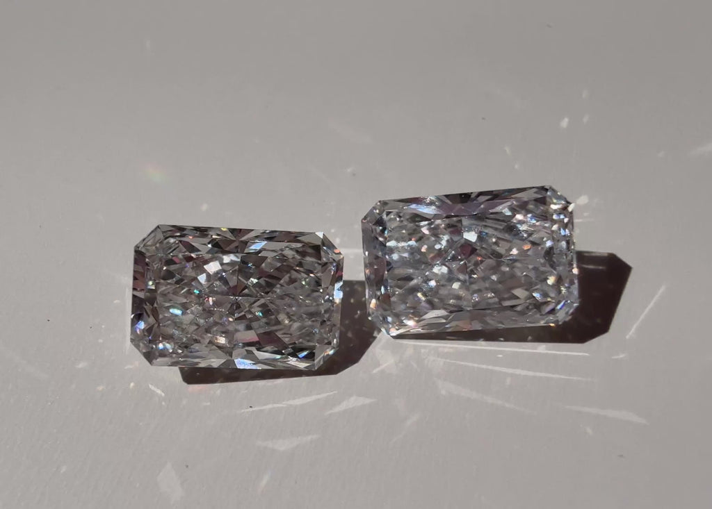 Pair: radiant 2.58ctw VS1/VS2 IGI certified