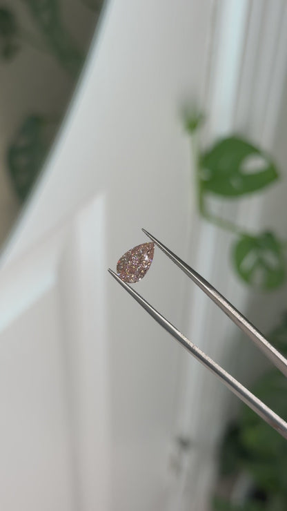 2.05ct pink pear VS1 - IGI certified