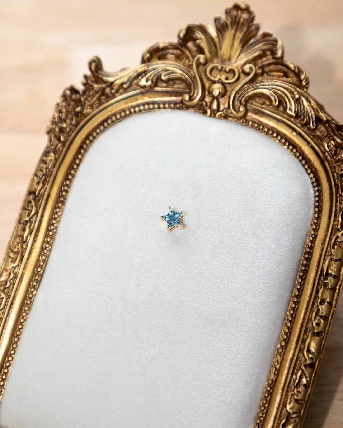 1ct diamond star earring stud